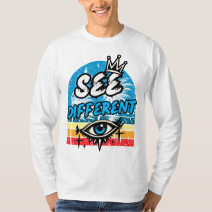See Different Retro Long Sleeve T-Shirt