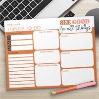 See Good in all Things To Do List Daily Planner