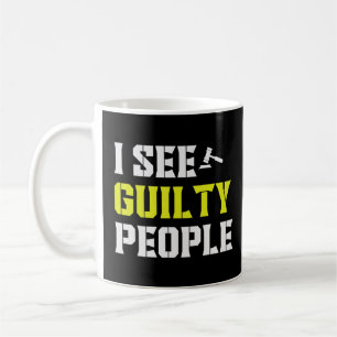 See Guilty People Correctional Officer Coffee Mug