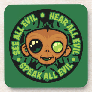 See, Hear and Speak All Evil Monkey Coaster