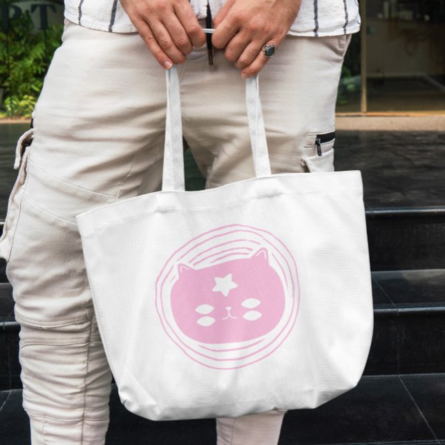 See It All Cosmic Cat Tote Bag (Creator Uploaded)