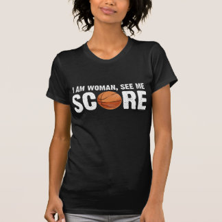 See Me Score - Basketball Dark T-Shirt