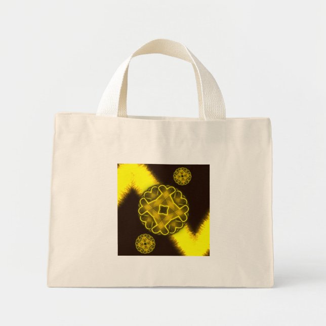 See my light  mini tote bag (Front)