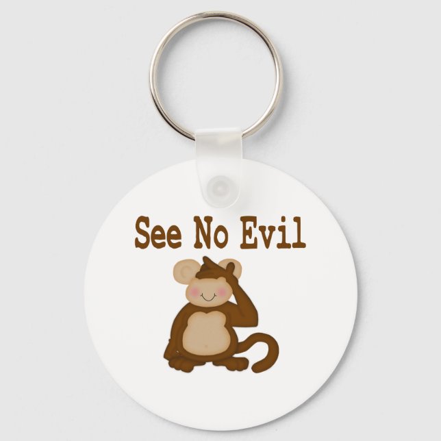 See No Evil Keychain (Front)