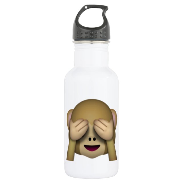 See No Evil Monkey - Emoji 532 Ml Water Bottle (Front)