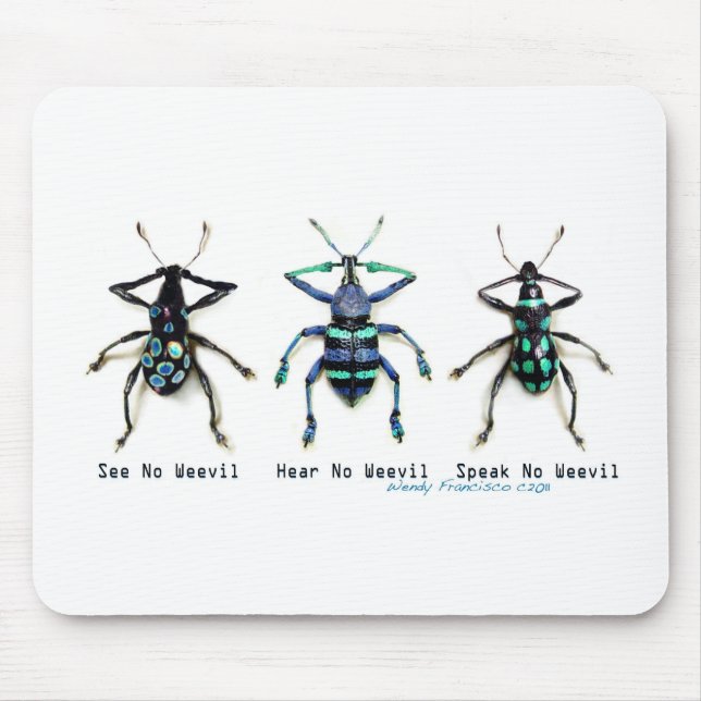 See No Weevil! Mouse Pad (Front)