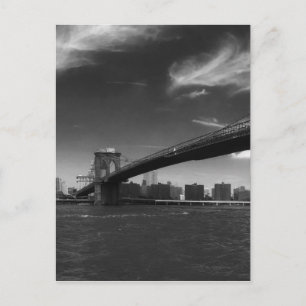 see on 2 products Panoramic Black White Brooklyn Postcard