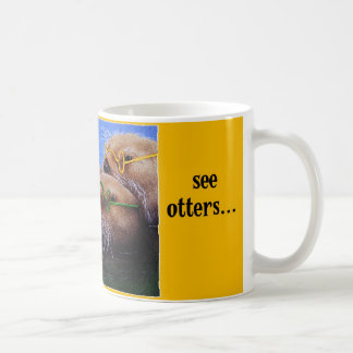 See otters coffee mug