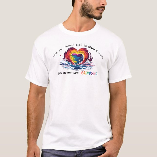 See Rainbows Shirt (Front)