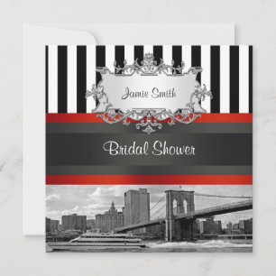 SEE REVISED VERSION NYC Bklyn Bridge Bridal Shwr Invitation