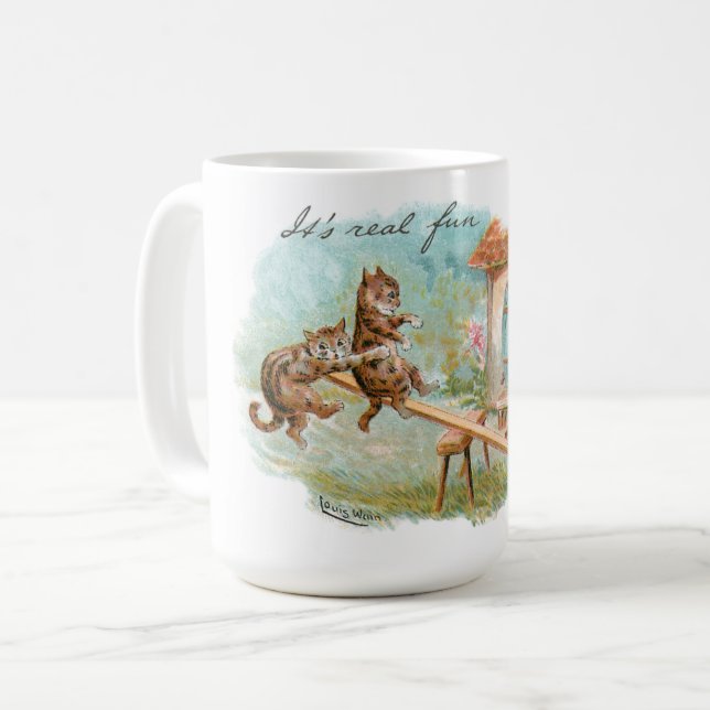 See Saw Play Ground Cats Coffee Mug (Front Left)