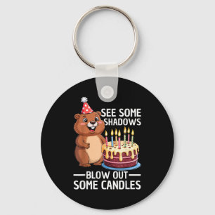 See Some Shadows Blow Out Some Candle Birthday Gro Key Ring