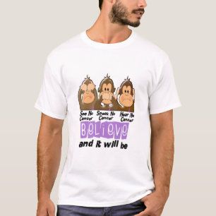 See Speak Hear No Cancer 1 T-Shirt