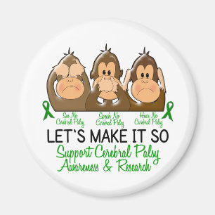 See Speak Hear No Cerebral Palsy 2 Magnet