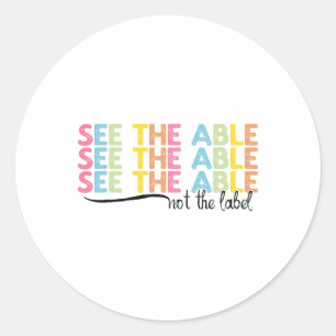 See The Able Not The Label Autism Awareness
