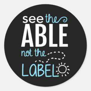 See The Able Not The Label Autism Awareness Puzzle