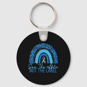 See The Able Not The Label Autism Awareness Puzzle Key Ring