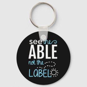 See The Able Not The Label Autism Awareness Puzzle Key Ring