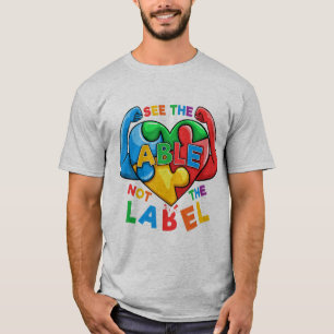 See The Able Not The Label Autism awareness shirts