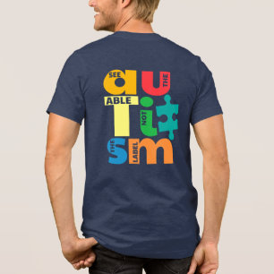 See The Able Not the Label Autism Awareness Tri-Blend Shirt