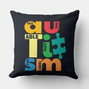See The Able Not the Label Autism Support Cushion