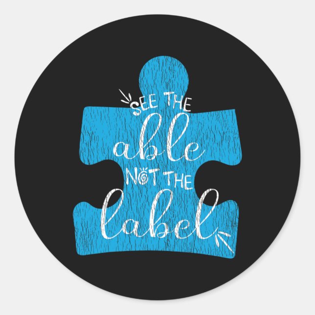 See The Able Not The Label Support Autistic Kids A (Front)