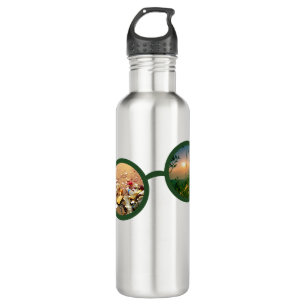See the Change Glasses Nature vs Pollution Design 710 Ml Water Bottle