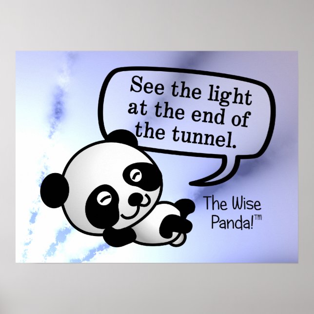 See the light at the end of the tunnel poster (Front)