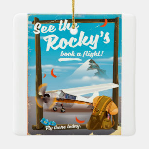 See The Rocky's "Book a flight!" Ceramic Ornament