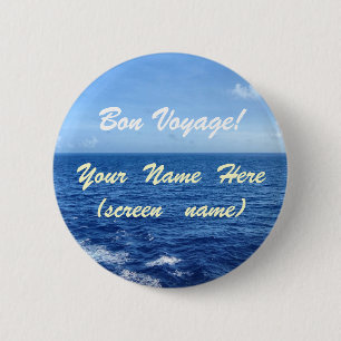 See the Sea 6 Cm Round Badge