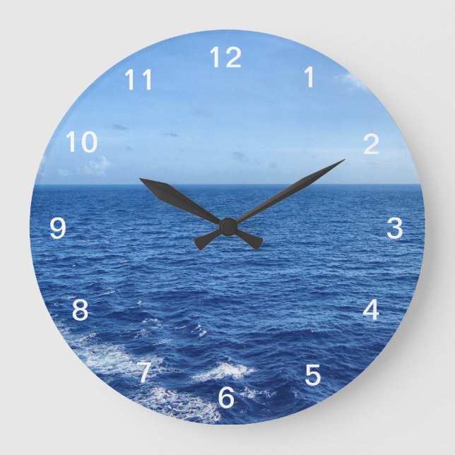 See the Sea Large Clock (Front)