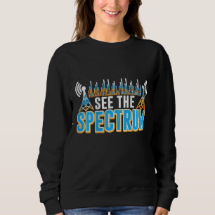 See The Spectrum Backprint Ham Radio Sweatshirt