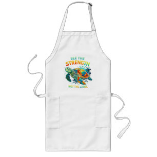 See the Strength Turtle Autism Acceptance Long Apron