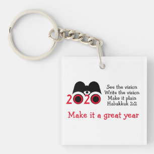 SEE THE VISION 2020 Binoculars Customised Key Ring