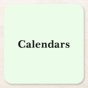 See These Photo Calendars Square Paper Coaster