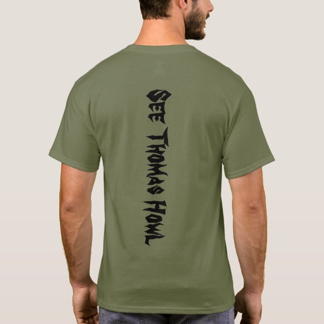 See Thomas Howl Original Logo T-Shirt (Army Green) (Back)