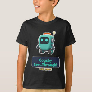 See-Through Digger Robot Kids Tee - Cogsby Art