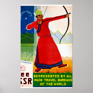 See USSR Vintage Travel Poster Restored