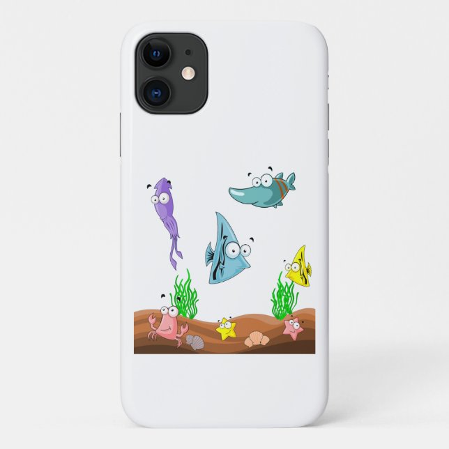 SEE WHAT'S UNDER SEA Case-Mate iPhone CASE (Back)
