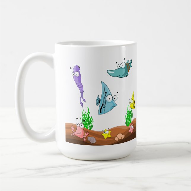 SEE WHAT'S UNDER SEA COFFEE MUG (Left)