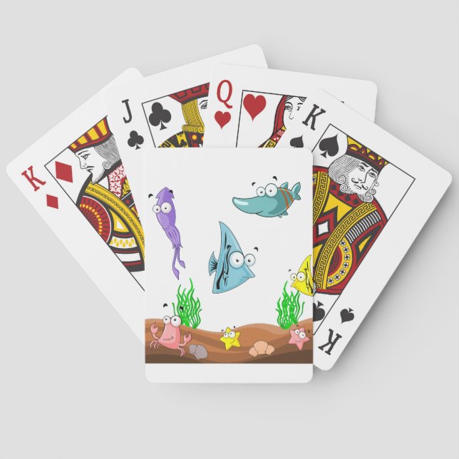 SEE WHAT'S UNDER SEA PLAYING CARDS (Back)