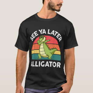 See Ya Later Alligator Crocodile Youth Boy Kids  T-Shirt