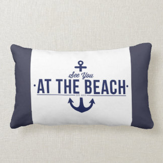 See You At The Beach Cushion