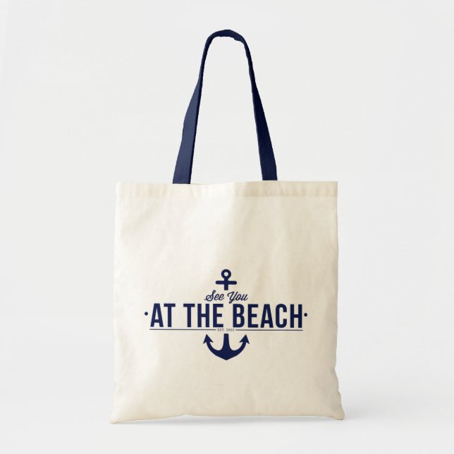 See You At The Beach Tote Bag (Front)