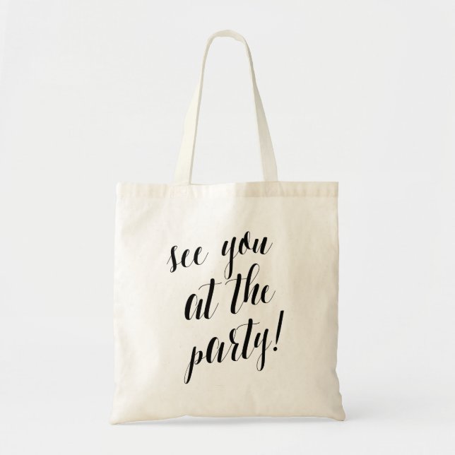 See You At the Party Bachelorette Tote (Front)