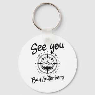 See You Hiking Bad Lauterberg Germany Vacation Ski Key Ring