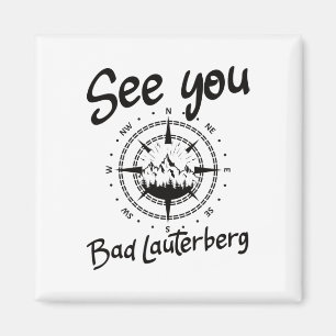 See You Hiking Bad Lauterberg Germany Vacation Ski Magnet
