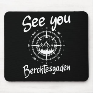See You Hiking Berchtesgaden Germany Vacation Ski Mouse Pad