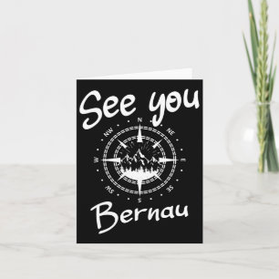 See You Hiking Bernau Germany Vacation Ski Comp 1 Card