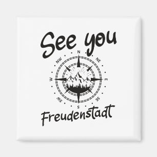 See You Hiking Freudenstadt Germany Vacation Ski C Magnet